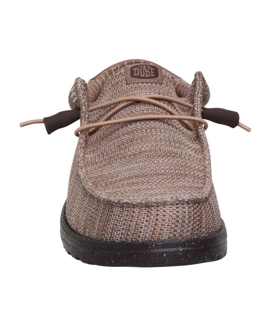 HeyDude - Wally Stretch Sox Deep Taupe-Mole Brown