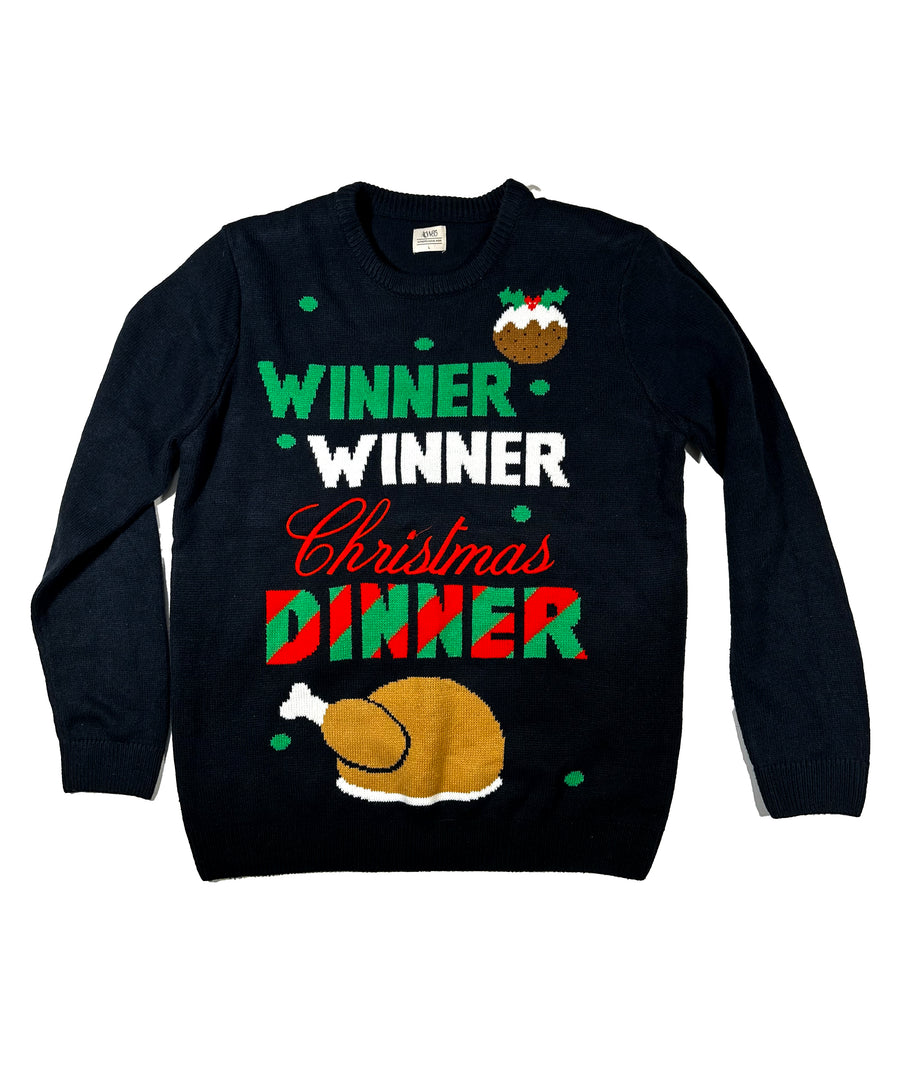 Vintage Christmas Sweater - Christmas Dinner