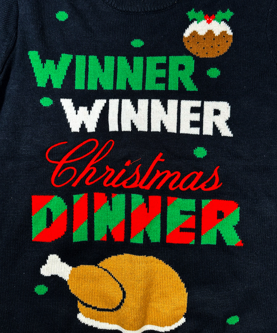 Vintage Christmas Sweater - Christmas Dinner