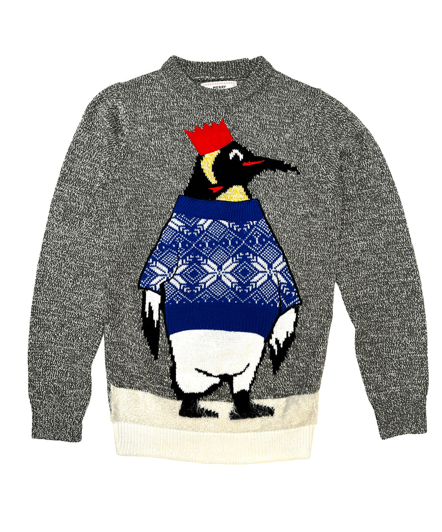 Vintage karácsonyi pulóver - Császárpingvin