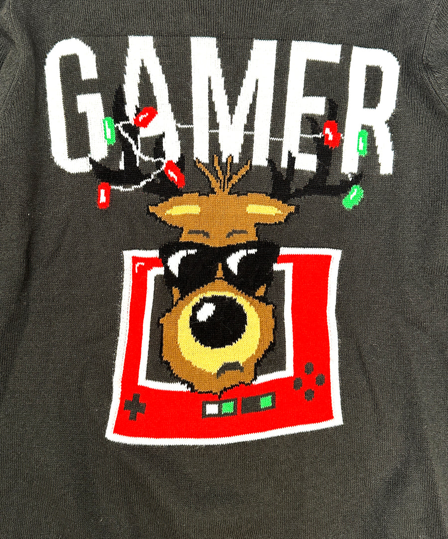 Vintage karácsonyi pulóver - Gamer
