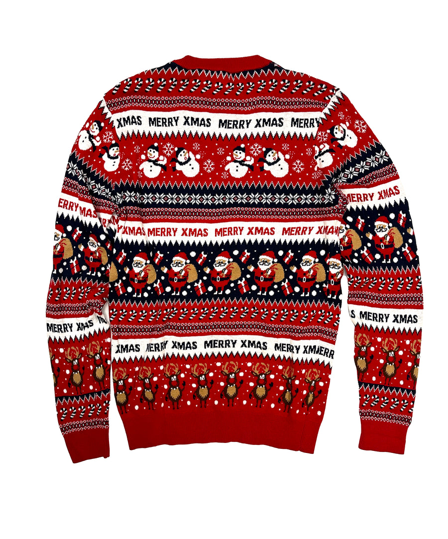 Vintage Christmas Sweater - Merry Xmas sample