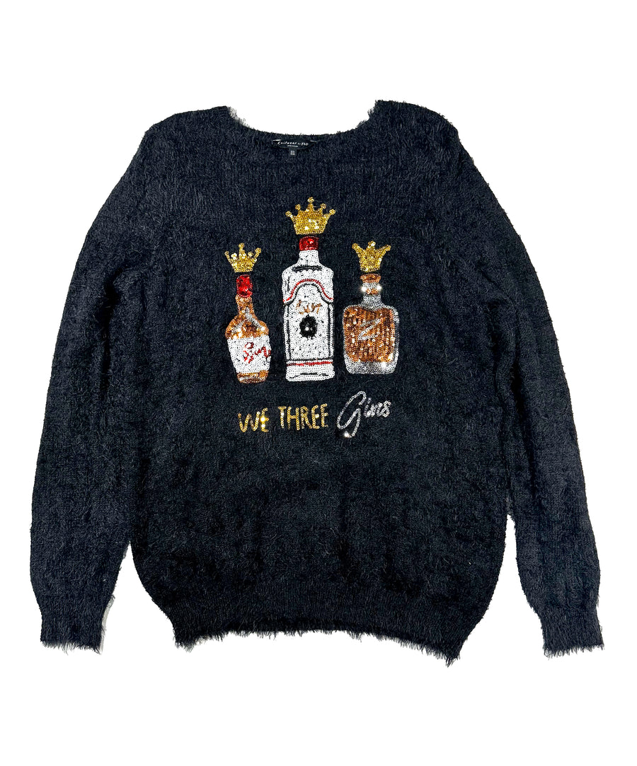 Vintage Christmas Sweater - Three Gins