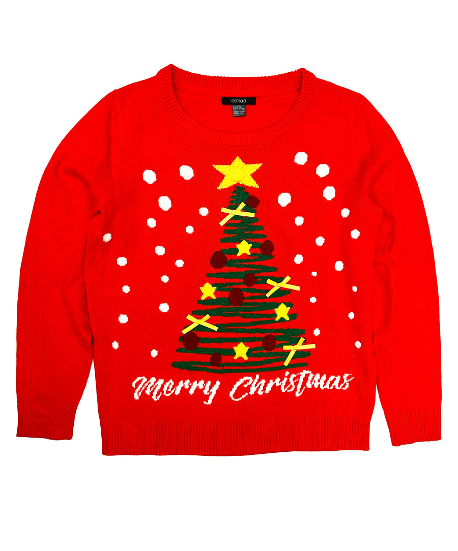 Vintage karácsonyi pulóver - Világító Karácsonyfa II