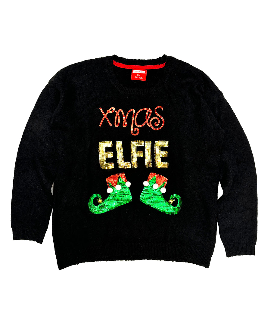Vintage karácsonyi pulóver - Xmas Elfie