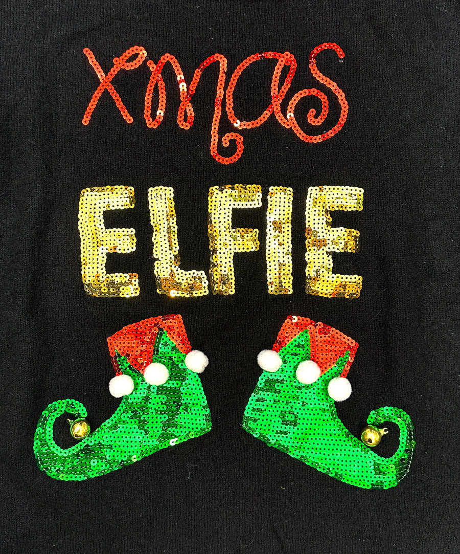 Vintage Christmas Sweater - Xmas Elfie