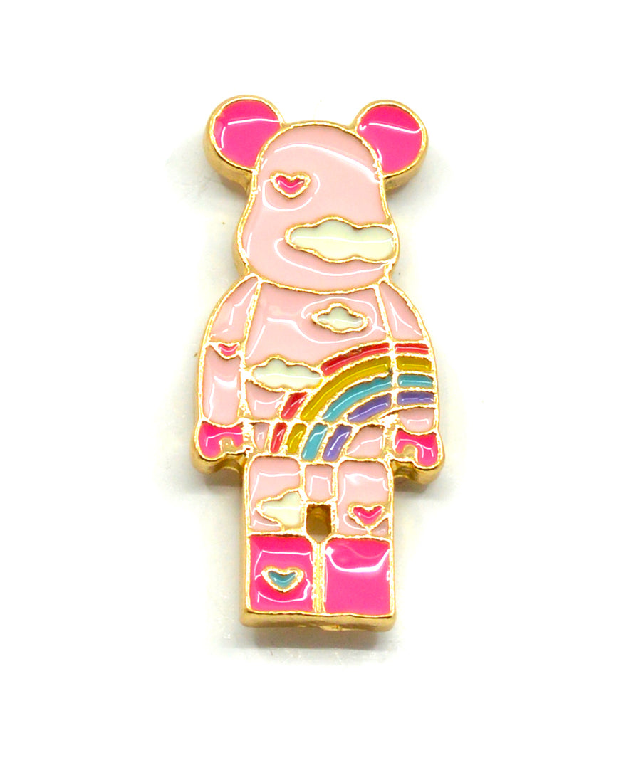 Pin - Brick Bear Rainbow