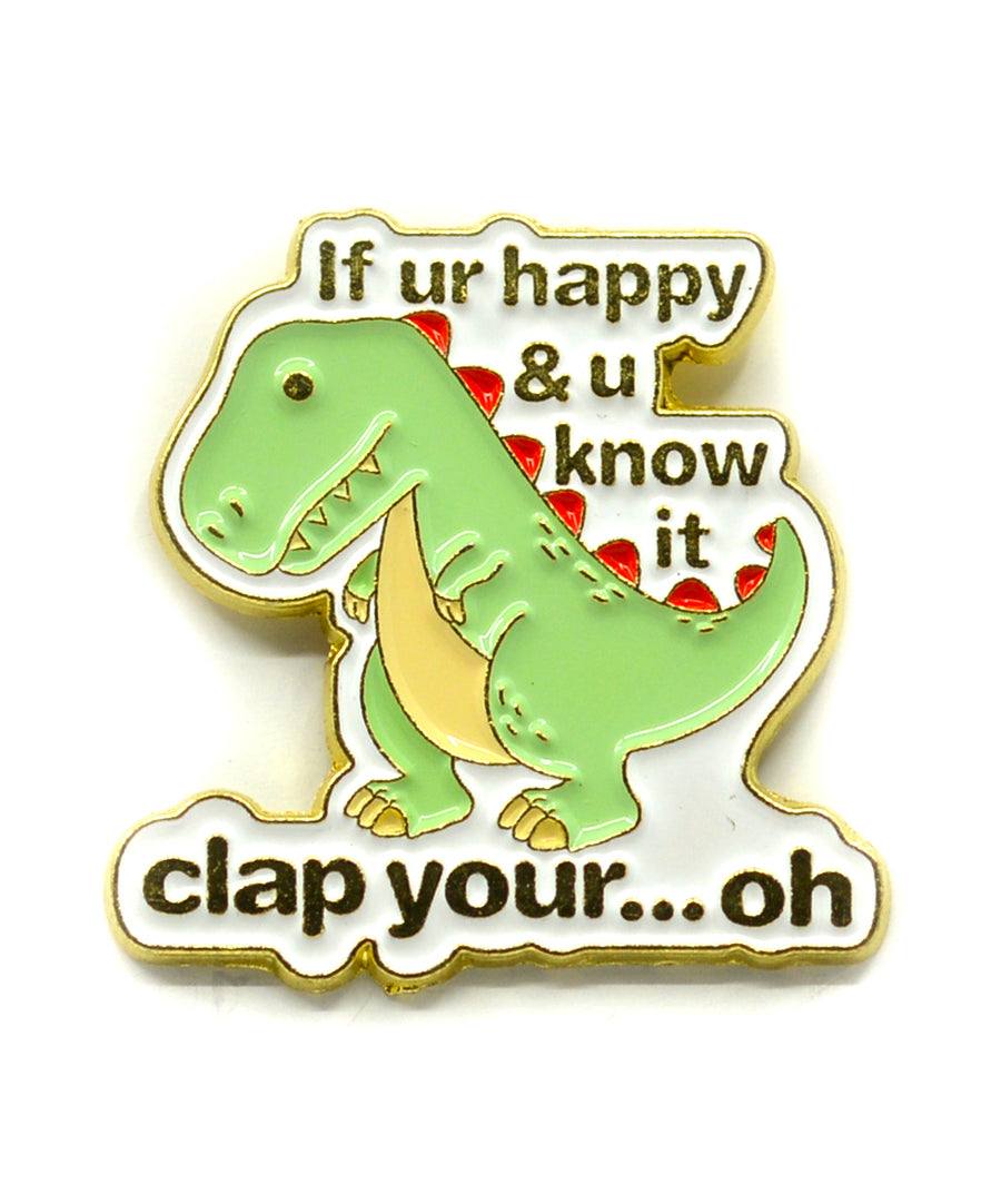 Pin - Happy T-rex