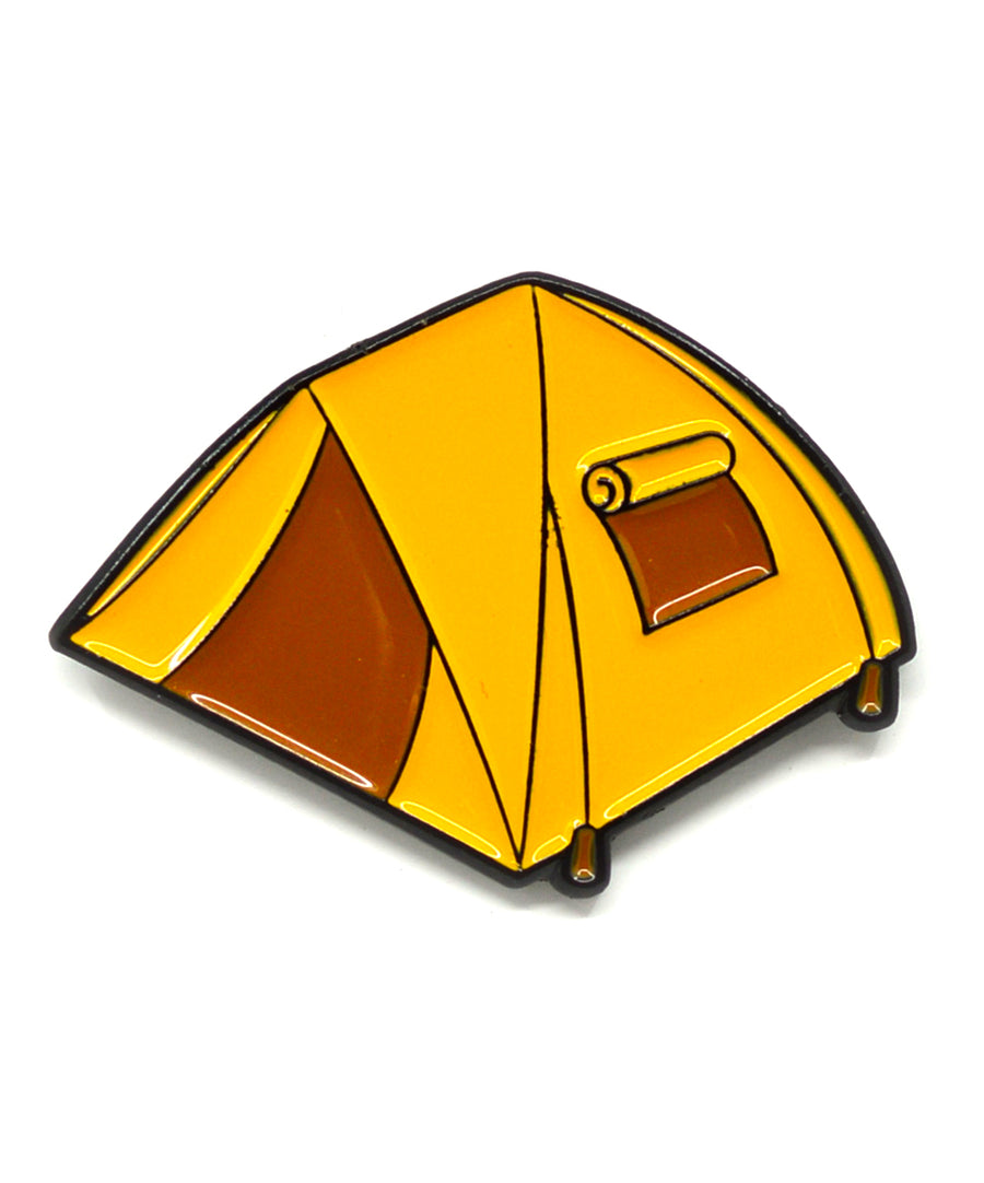 Kitűző - Sárga sátor
