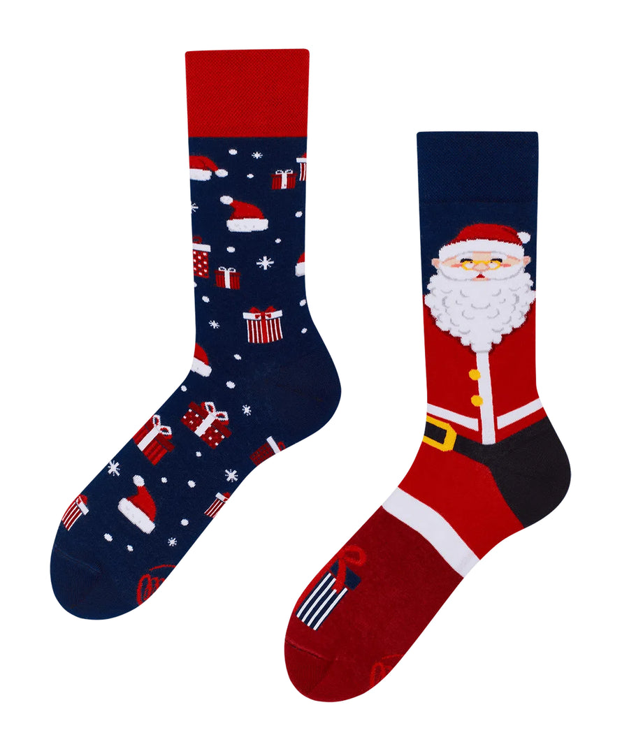 Many Mornings Socks - Santa Claus