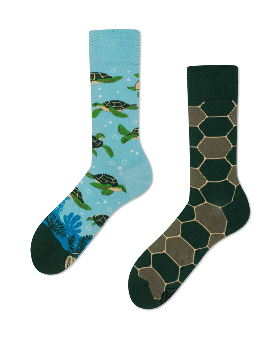 Many Mornings Socks - Turtle Time