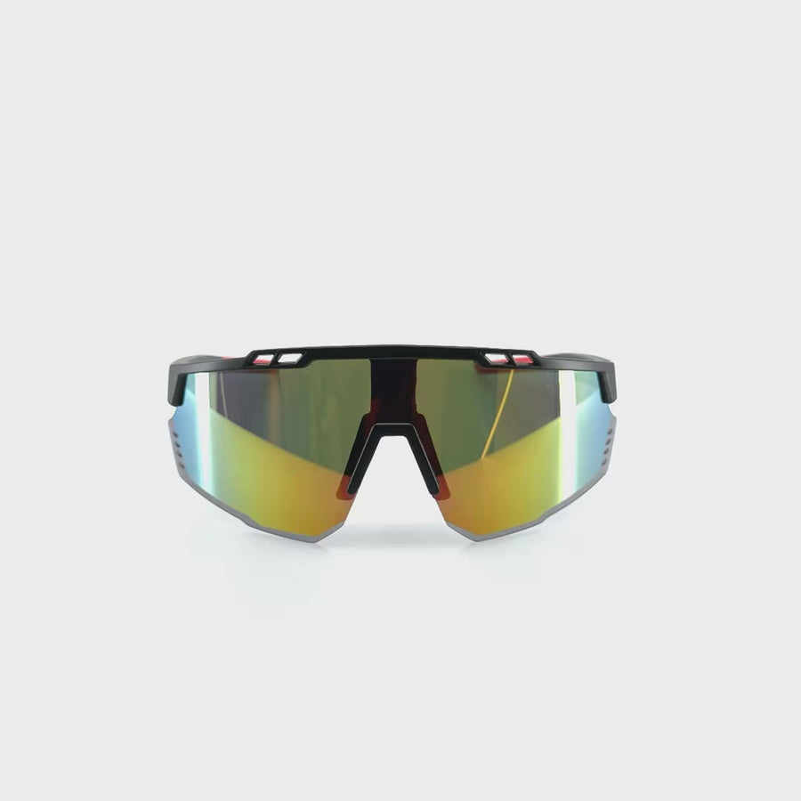 Sporty-Biker | Black-red