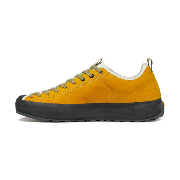 Scarpa Mojito Wrap a hegymászó cipők világa ihlette városi terep cipő Saffron színben.