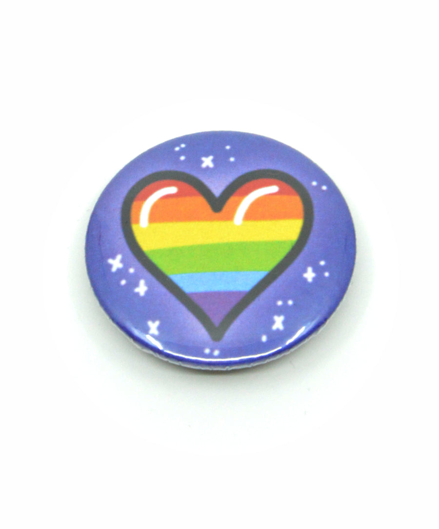 Smörgas Pin - Rainbow Heart II