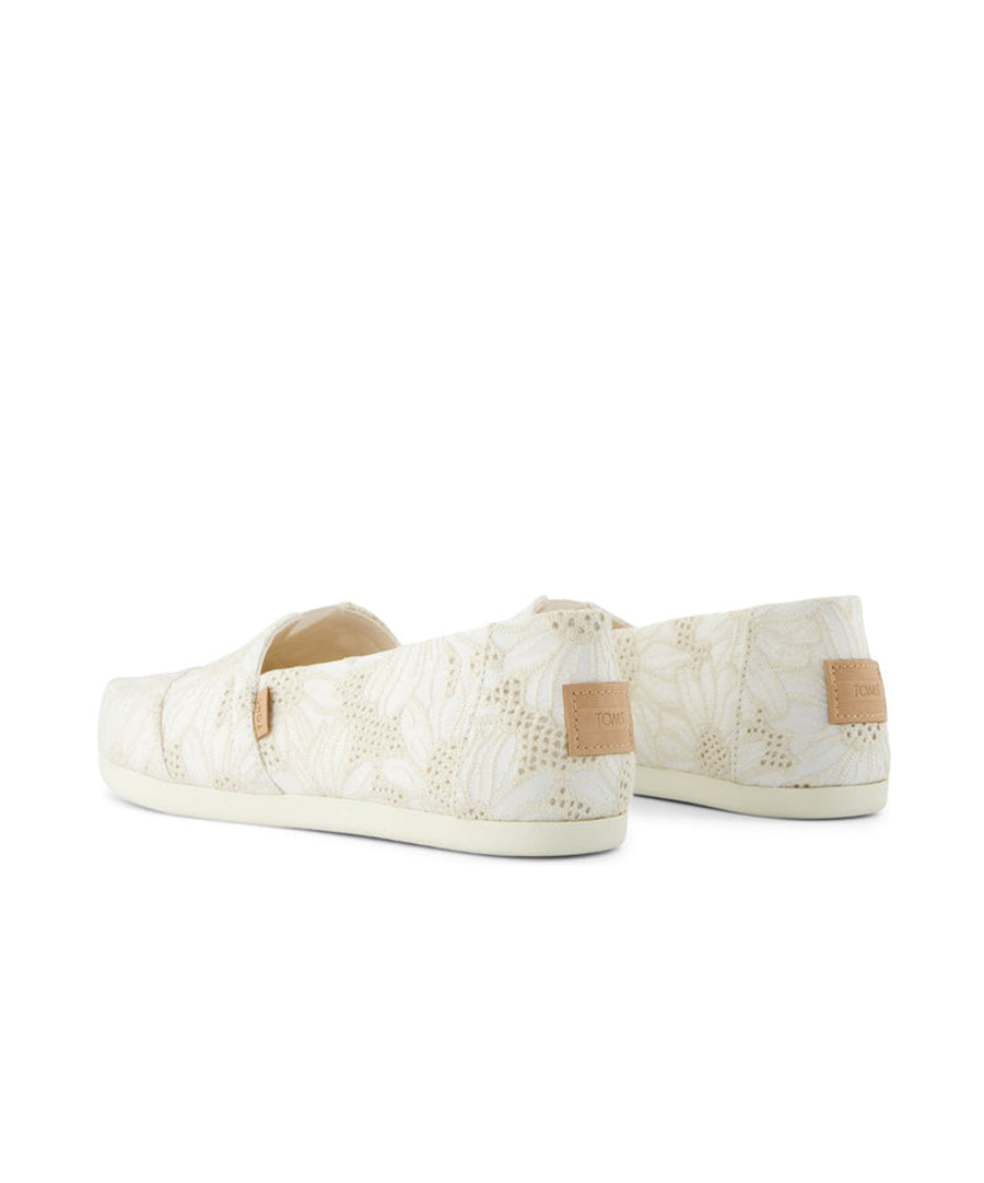 TOMS Alpargata Classic - Natural Floral Eyelet