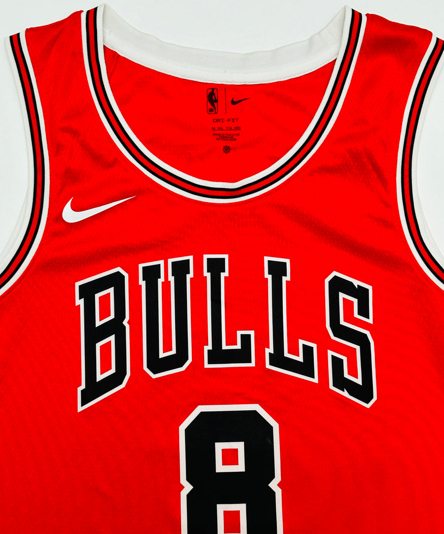 Vintage Chicago Bulls NBA sportmez. Trikó fazonú piros színű, XXL-es méretben.