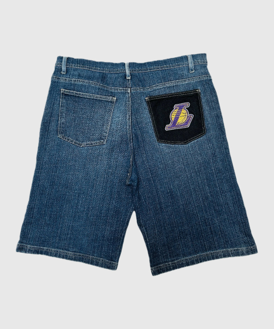 Vintage denim shorts - Lakers NBA
