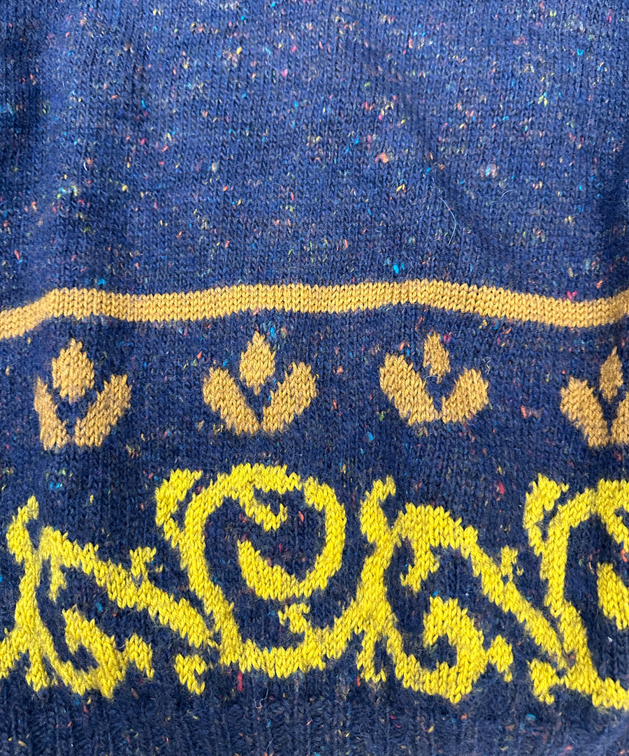 Vintage pulóver - Ornamentikus