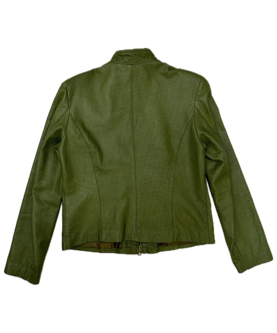 Vintage leather jacket - Speckled | Green 