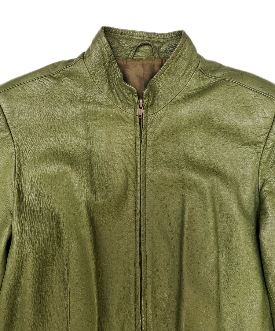 Vintage leather jacket - Speckled | Green 