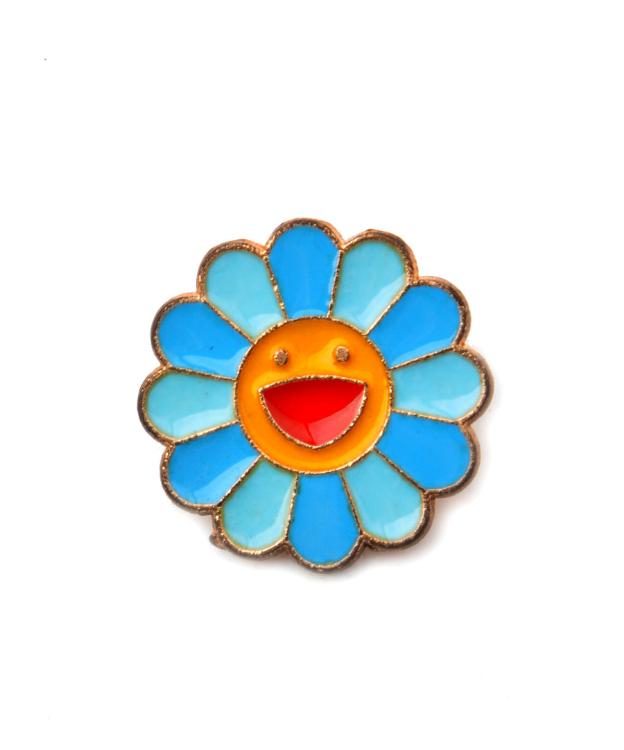 Pin - Blue flower