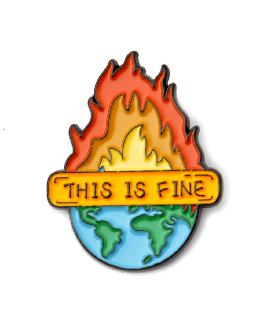 Kitűző - This is Fine Bolygó