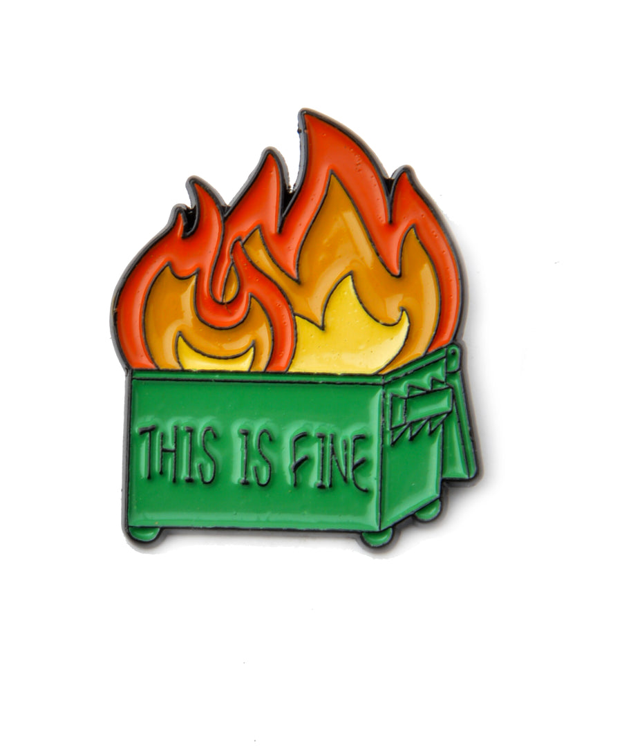 Kitűző - This is Fine Konténer