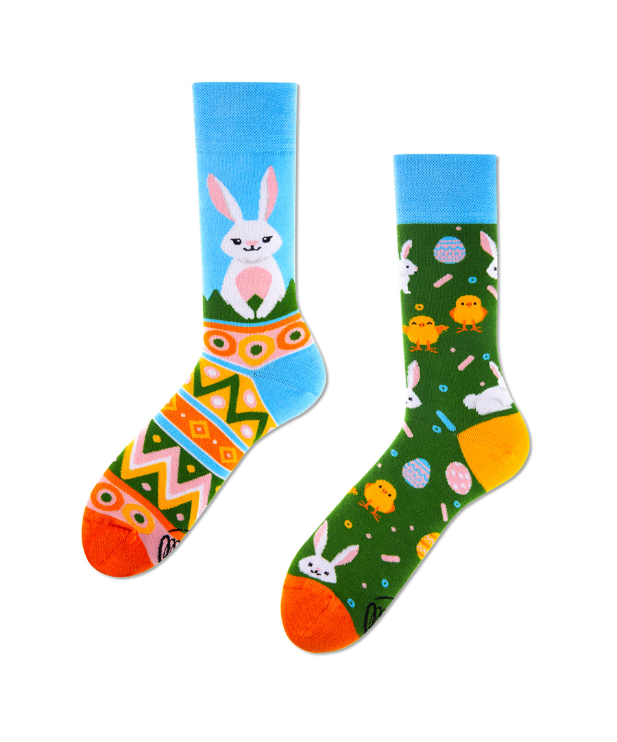 Many Mornings Socks - Easter Bunny