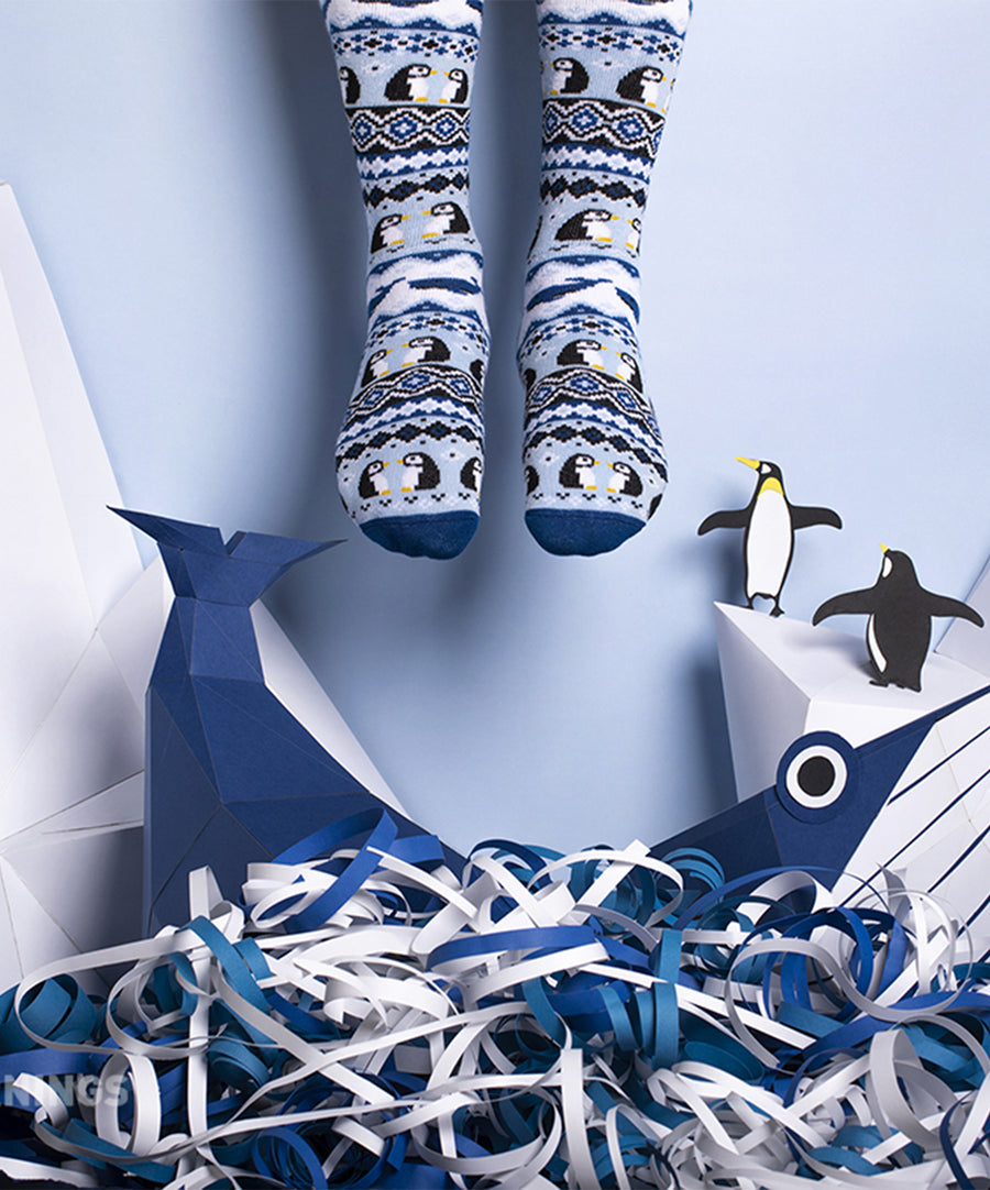 Many Mornings Socks - Ice Pinguin