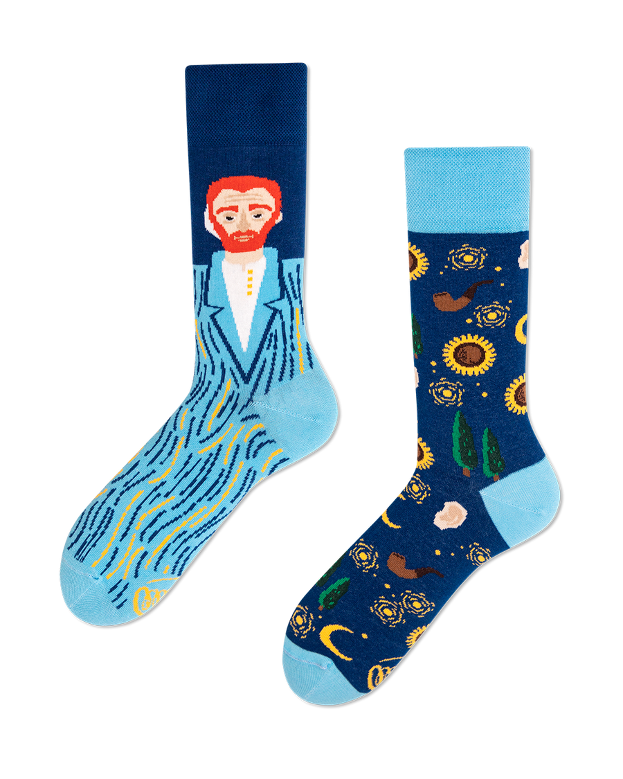 Van Gogh mintás Many Mornings zokni