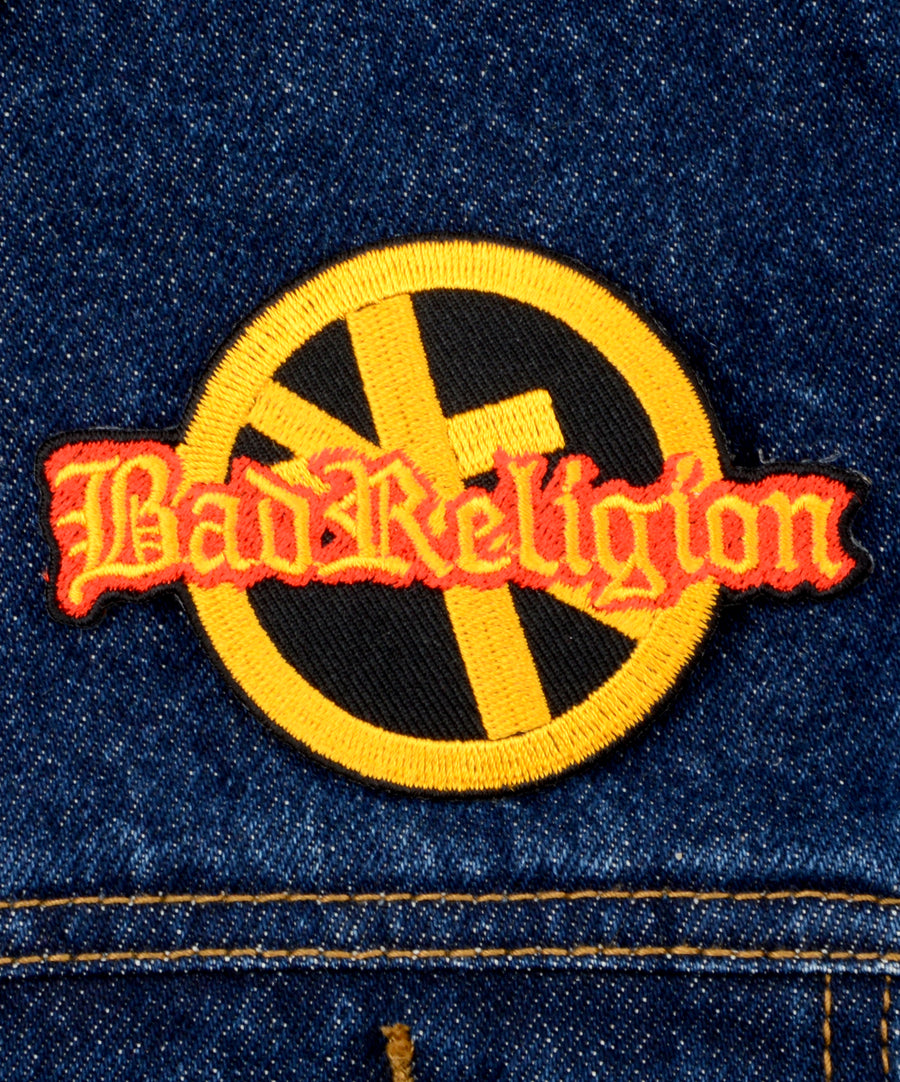 Bad Religion feliratos hímzett felvarró