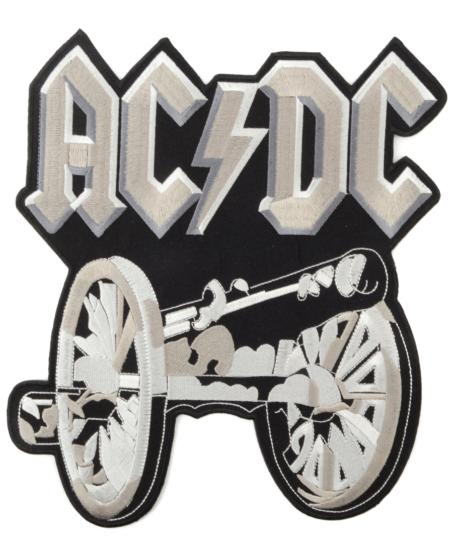 AC/DC mintás hátfelvarró