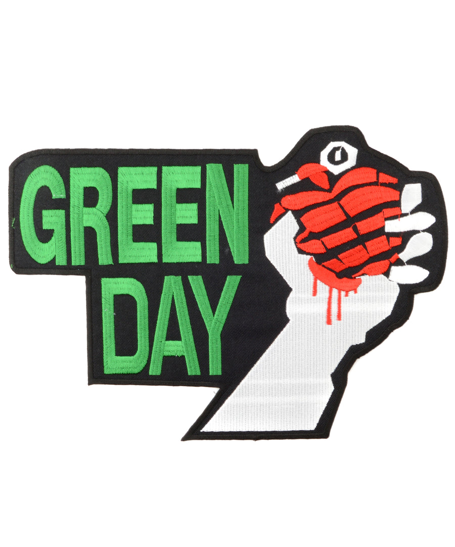 Green Day mintás hátfelvarró
