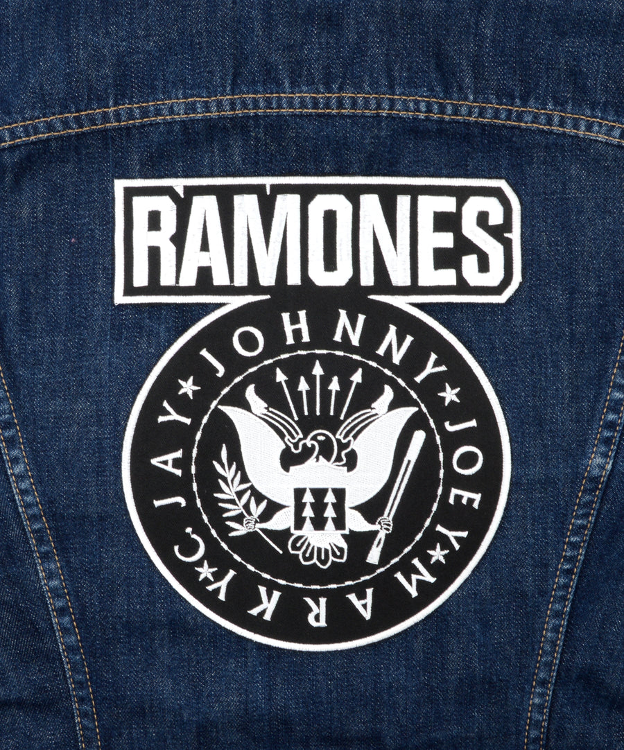 Ramones mintás hátfelvarró