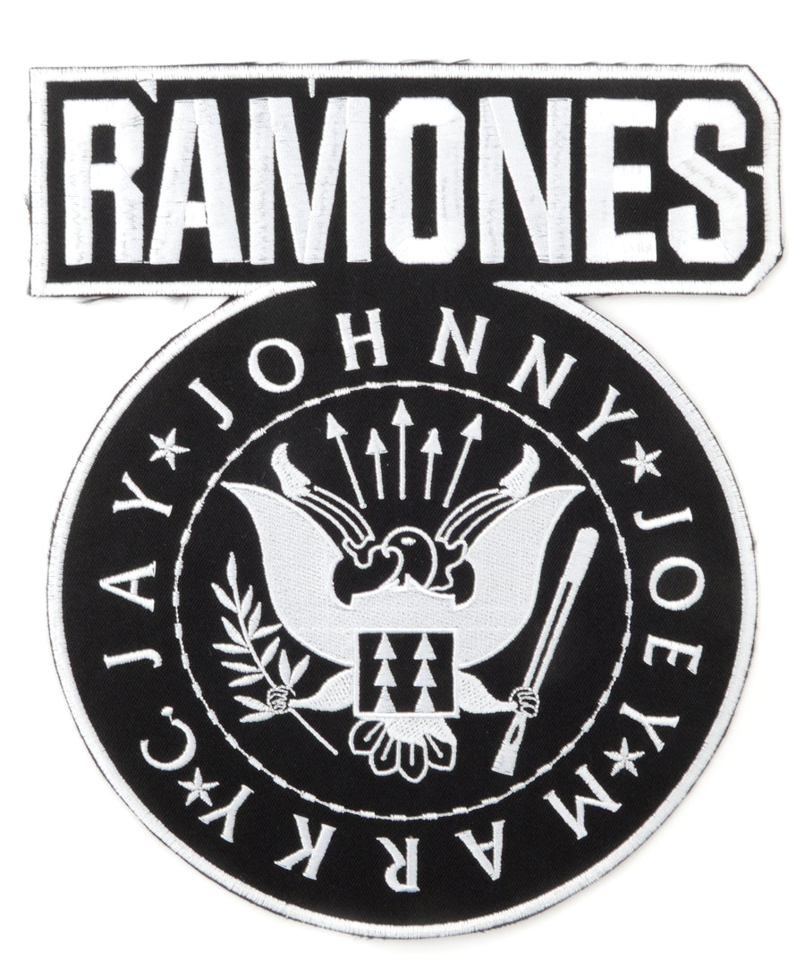 Ramones mintás hátfelvarró
