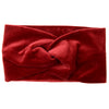 Velvet headband - Burgundy