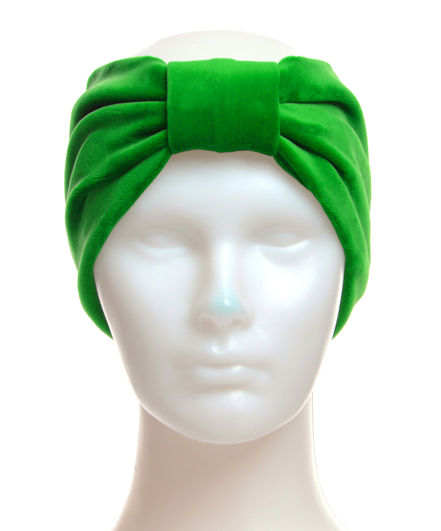 Velvet Headband - Light green