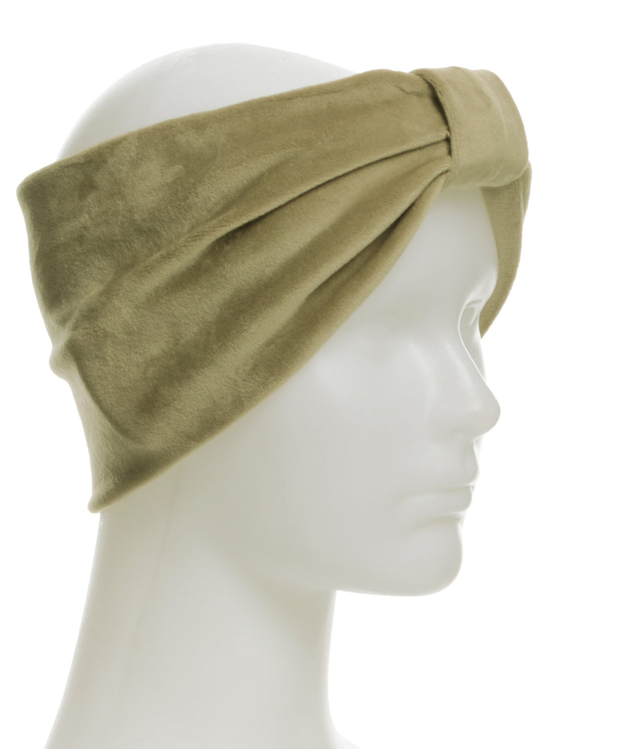 Velvet headband - Pastel Green