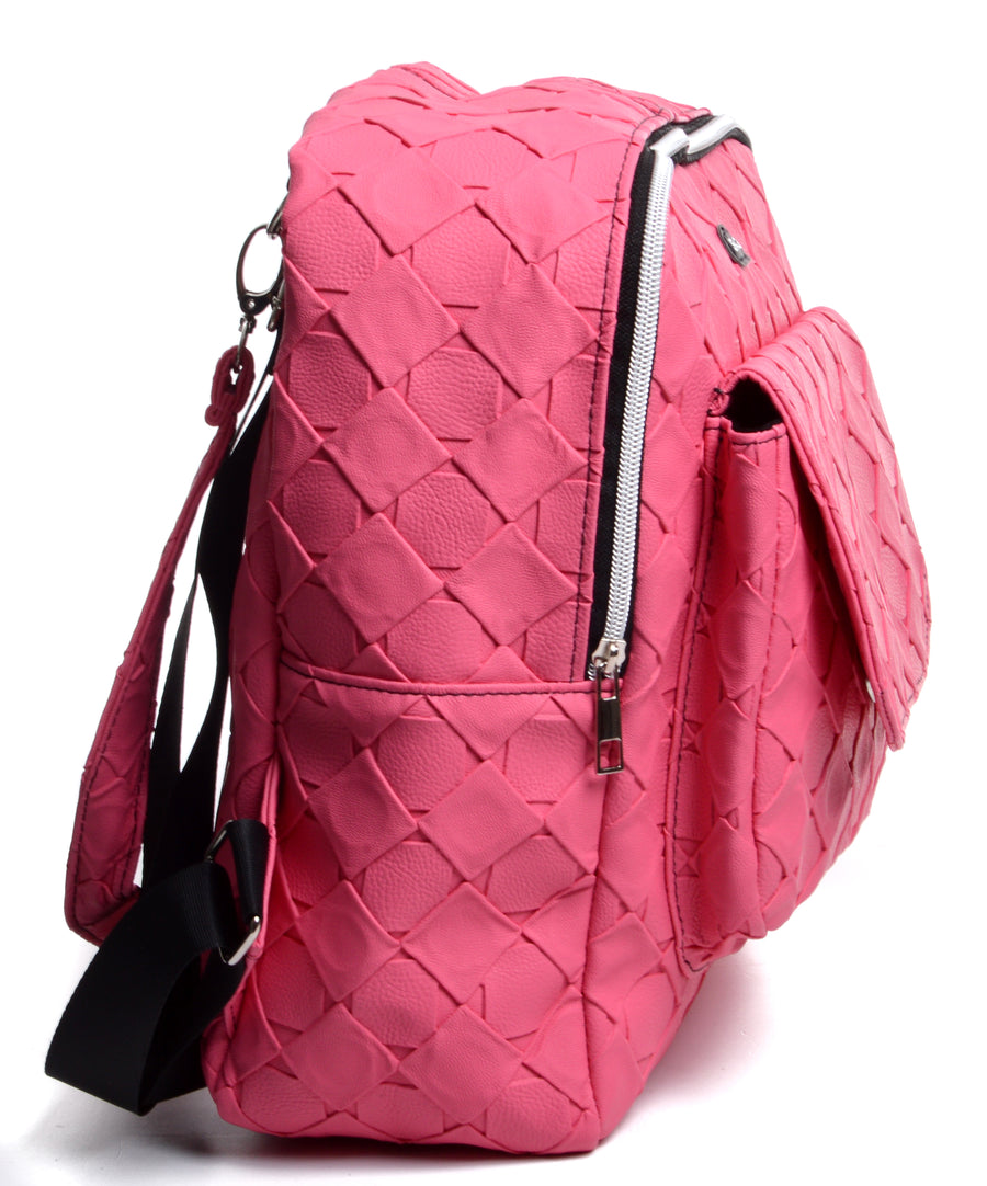 Square backpack - Pink III