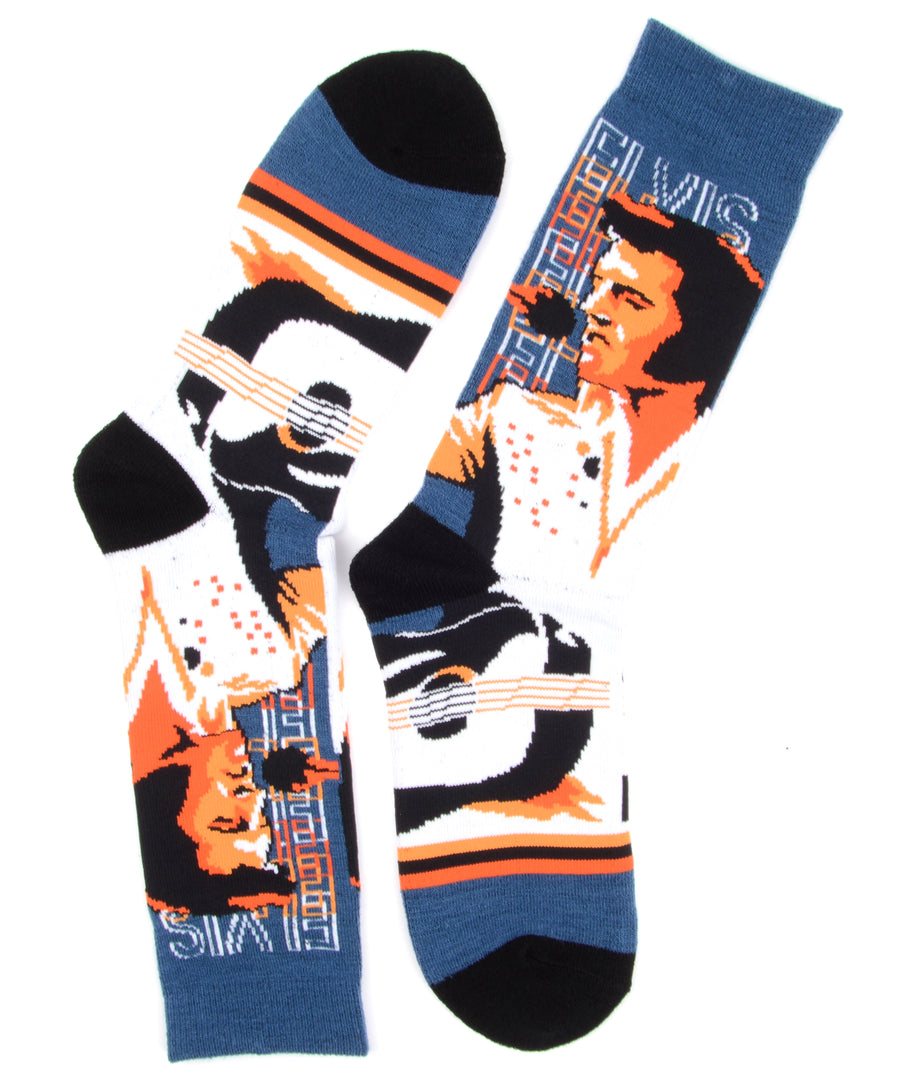 Elvis Presley mintás zokni