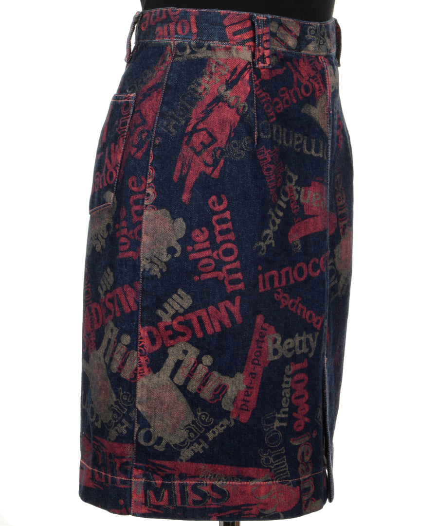 Vintage skirt - Stencil
