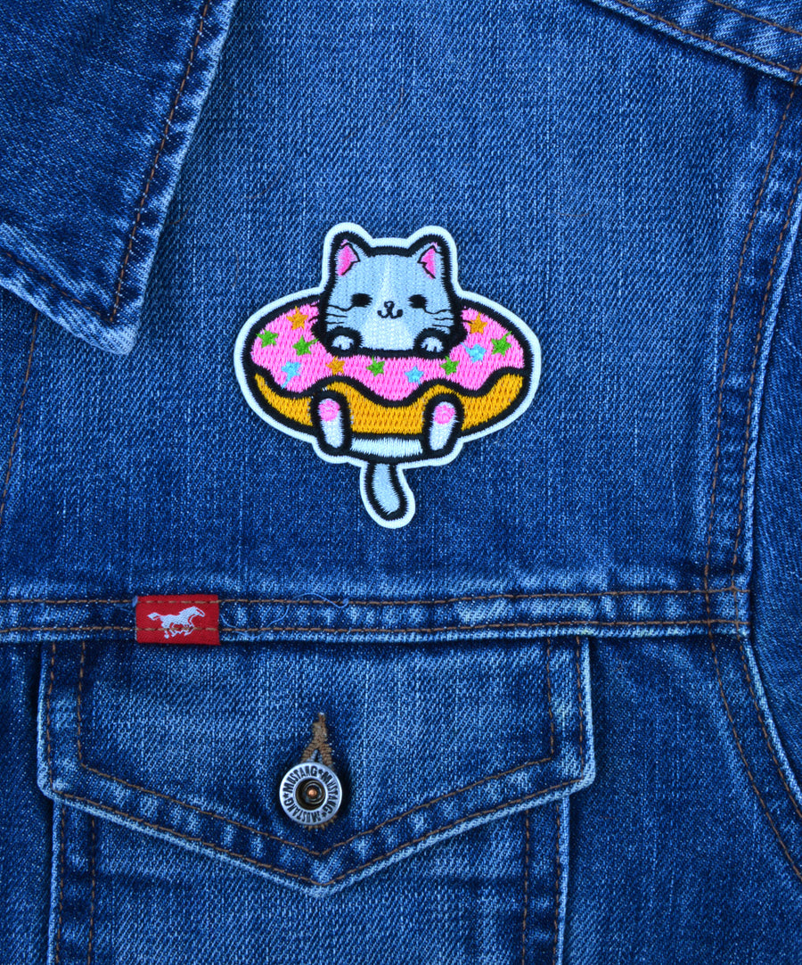Patch - Cat in donut