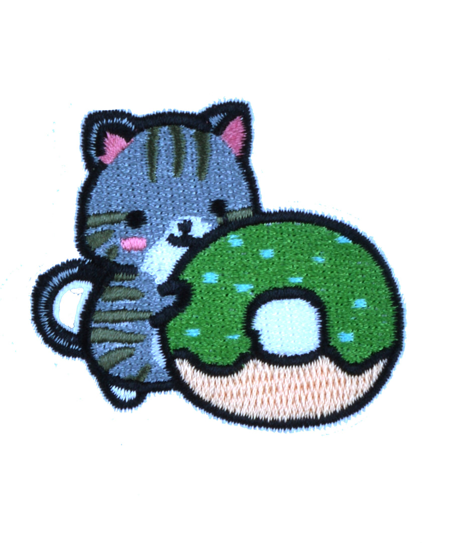 Patch - Cat with donut