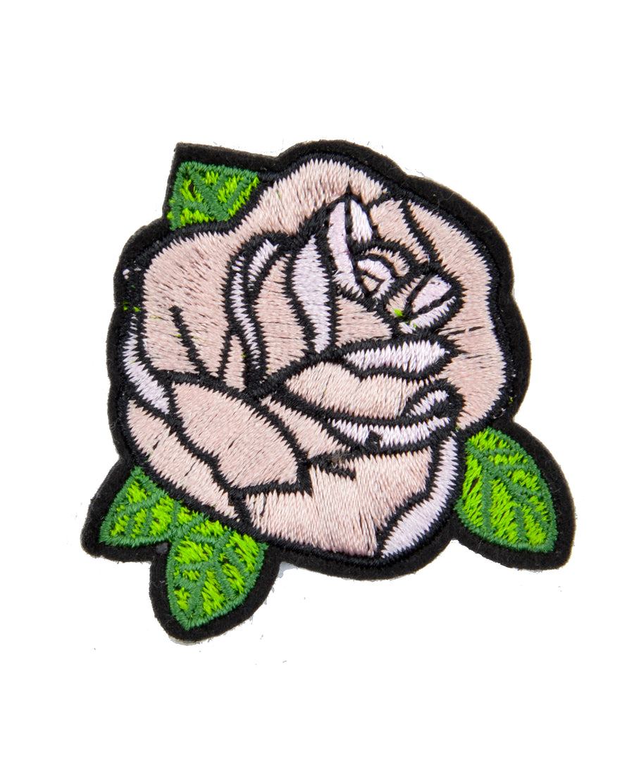 Felvarró - Rózsaszín rózsa