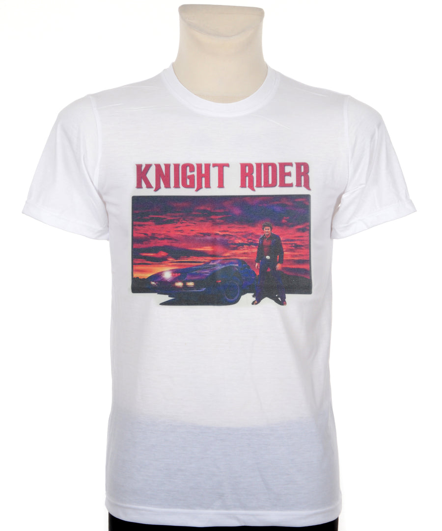 Knight Rider mintás férfi póló