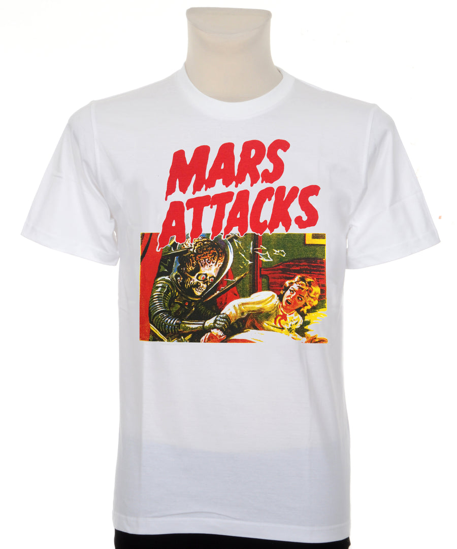 Mars Attacks mintás férfi póló
