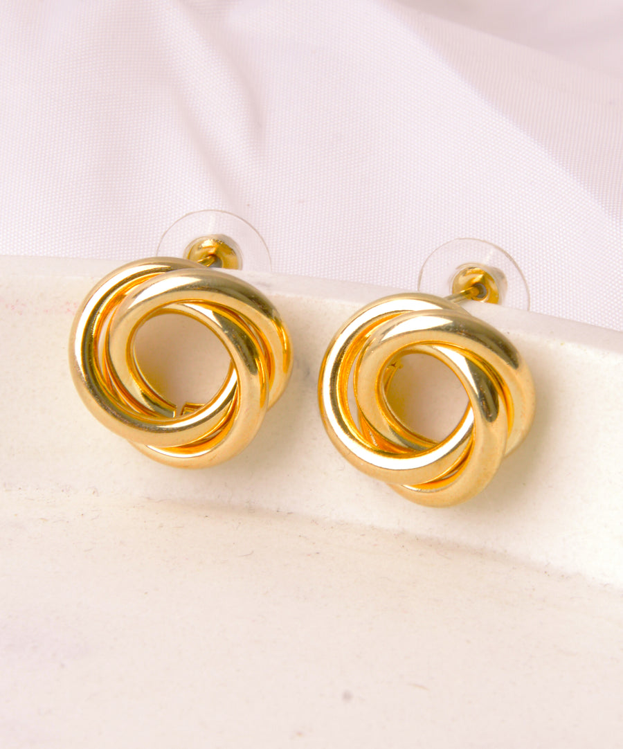 Earrings - Gold knot