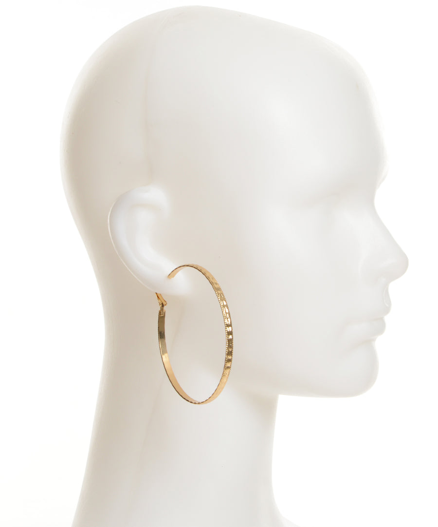 Hoop earring - Rhomb