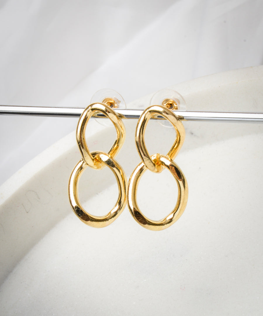 Earrings - Chain | Gold