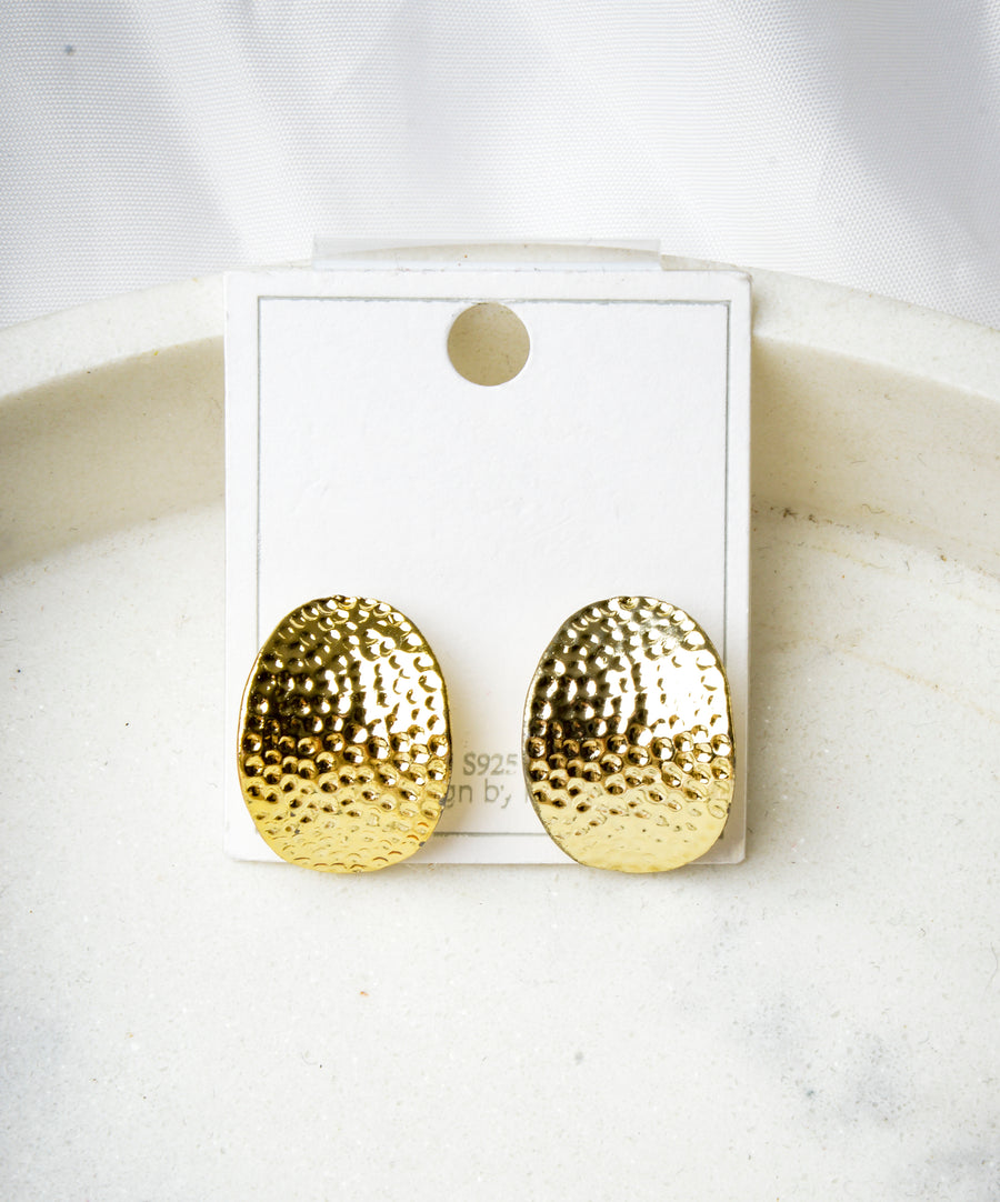 Earrings - Letter | Gold